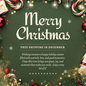 Festive Christmas Holiday Card